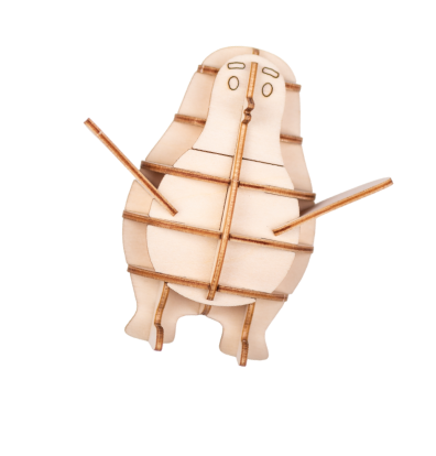 wooden pengiun